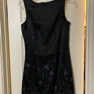 I.N. San Francisco women’s dress size 5 black glitter sleeveless stretch